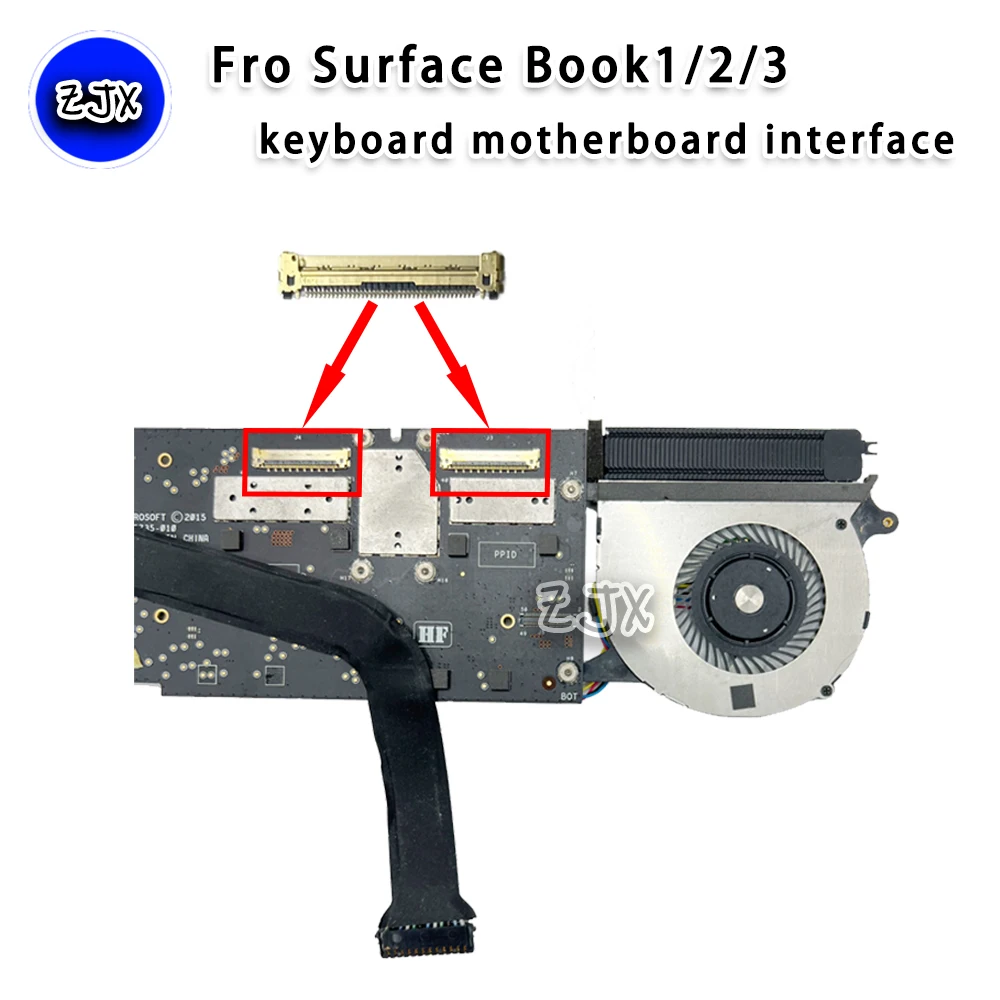 New Microsoft Surface Book1 Book2 Book3 keyboard motherboard interface motherboard charging port 40 pin 50 pin socket