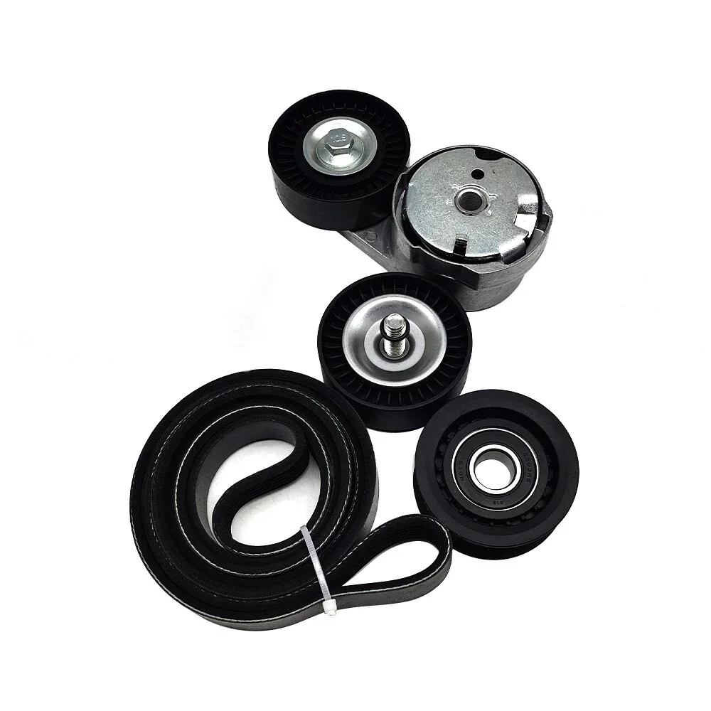 Engine Parts Drive Idler Pulley Serpentine Belt Tensioner Kit Fit 3.6 L V6 Gas For 11-19 CHRYSLER 200 DODGE JEEP RAM VOLKSWAGEN