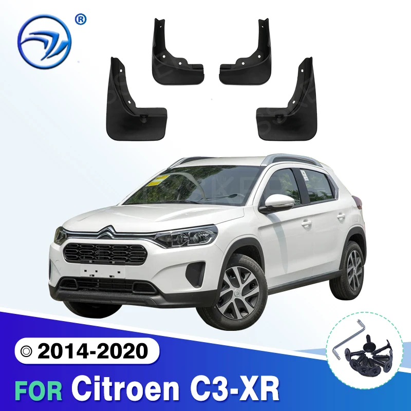 

4PCS Car Mudguards for Citroen C3-XR 2014-2020 2018 2019 Mudflaps Fender Mud Flap Splash Guards Cover Wheel Accessories