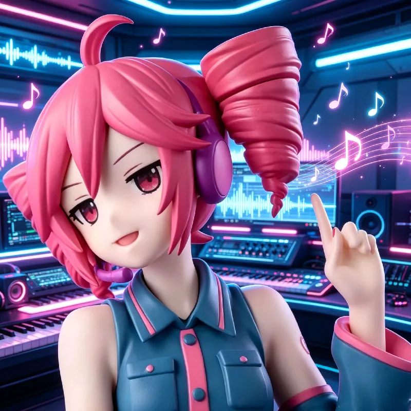 Original Utau Kasane Teto Premium Chokonose 11cm Action Figure PVC Model Collection Miku Anime Figurine Birthday Gift toys
