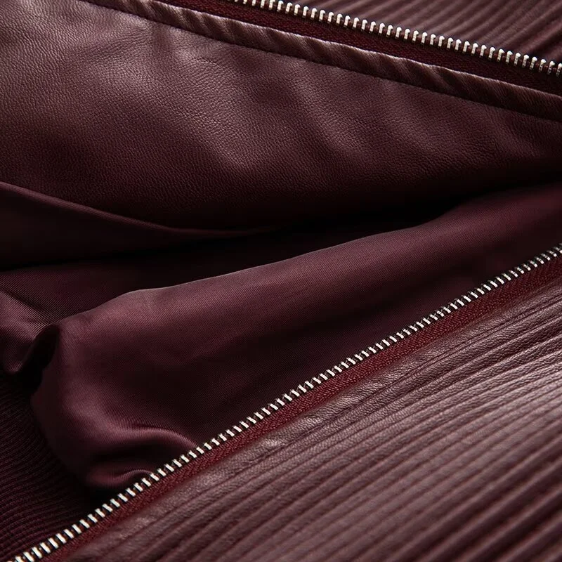 Chaqueta corta con cremallera de invierno para mujer, abrigo corto de piel, chaqueta a rayas con cuello vuelto, prendas de vestir exteriores para mujer, prendas de vestir cálidas para mujer, Tops cálidos