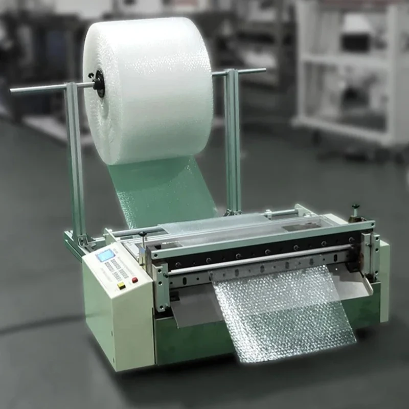 Automatic Cloth Tape Cutting Machine 100mm-600mm LCD Screen for Non-woven Fabric Bubble Film Copper Foil Kraft Paper PVC Film