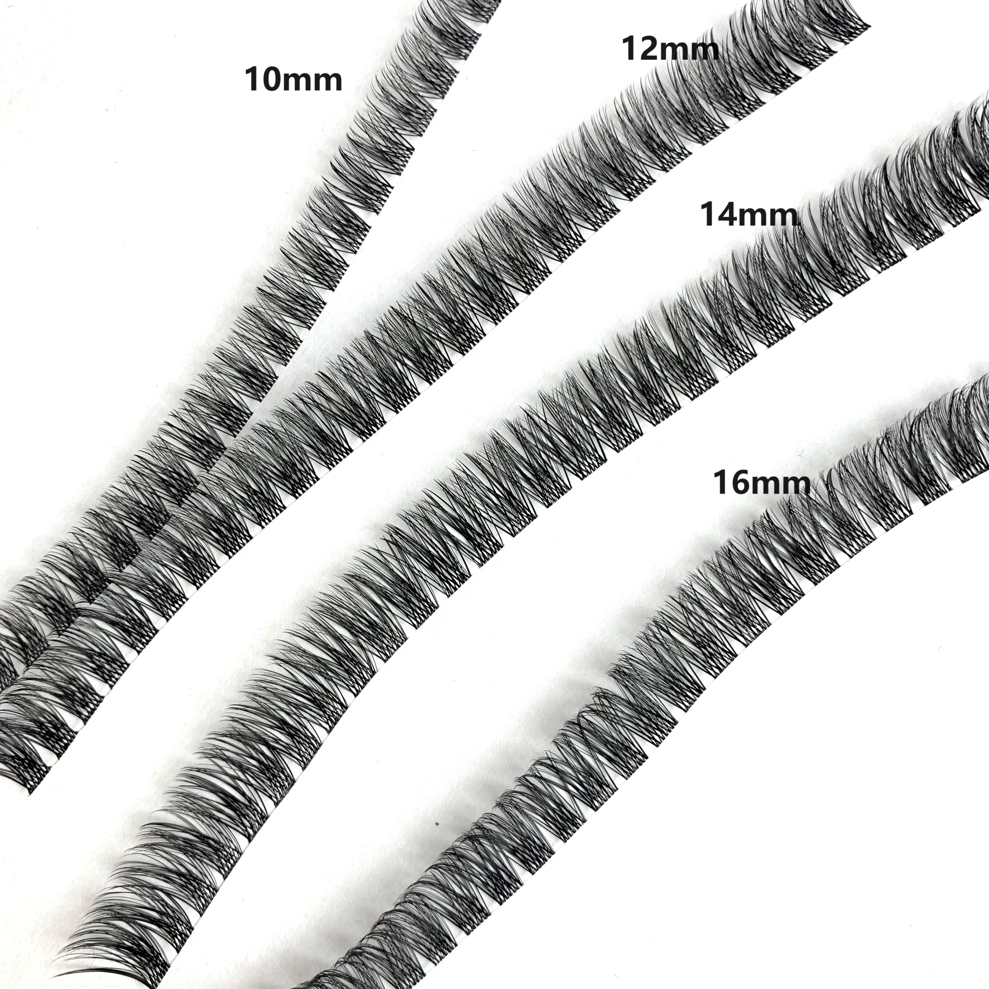 

DIY Clusters Transparent Stem Eyelash Extension Segmented Strip Lashes Dramatic Lash Bundles Soft Ribbon False Eyelashes Makeup