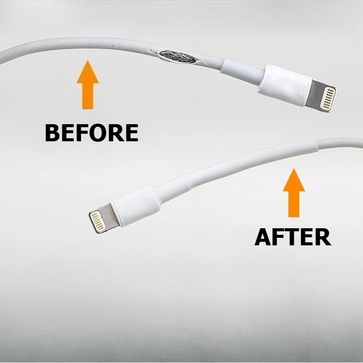 Heat Shrink Tube Insulating Sleeve Mobile Phone Data Cable Protective Sleeve Electrician Wire and Cable Heat Shrink Thick Repair