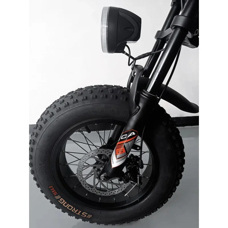 Small Beach Electric Motorcycle 500W Motor 48V 13AH Lithium Battery Electric Bike 45km/h off Road Riding Entertainment E-Bicycle image 7
