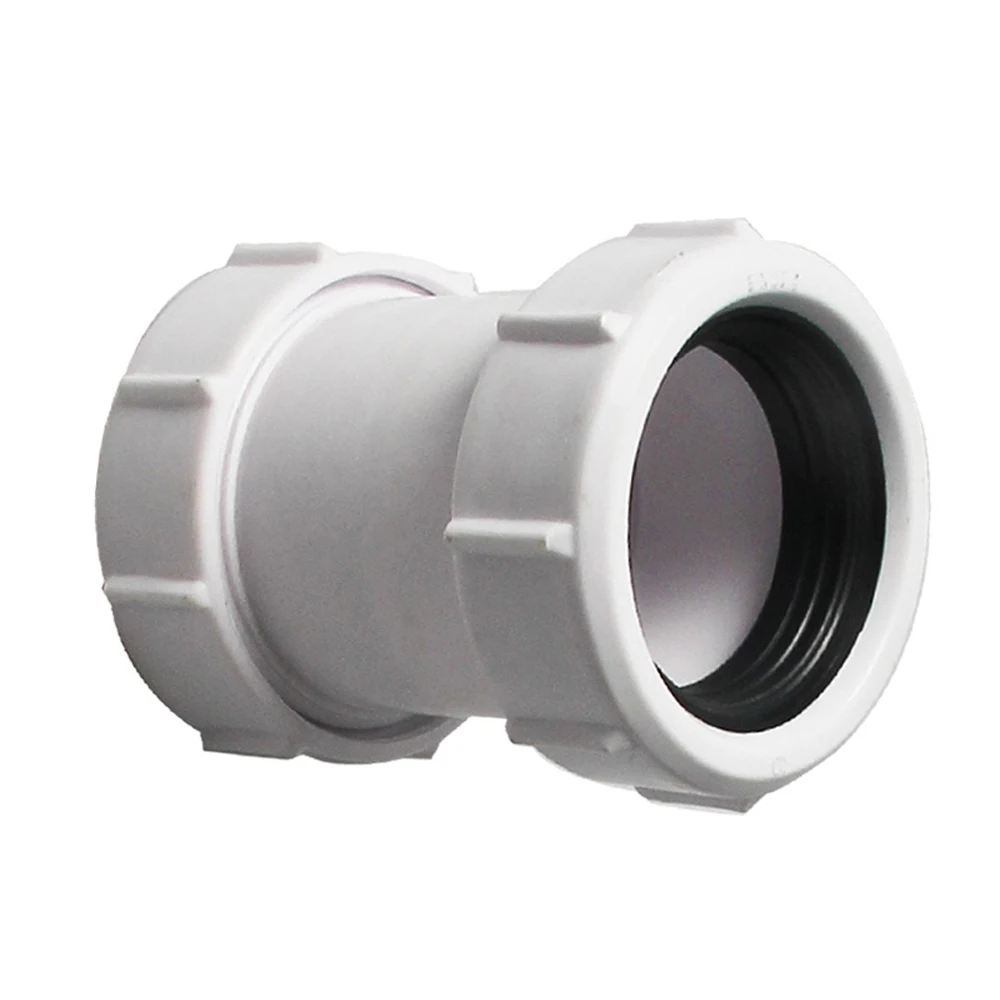 1pcs 40mm PVC Straight Pipe Connector Tank Water Pipe Fittings Irrigation Garden Straight Connector