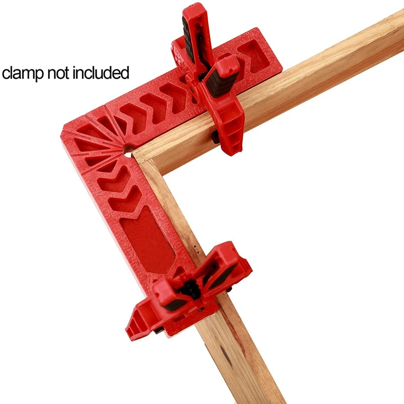 8 PCS 4 Inch 90 Degree Positioning Squares, Right Angle Clamps Woodworking Carpenter Corner Clamping Square Tool