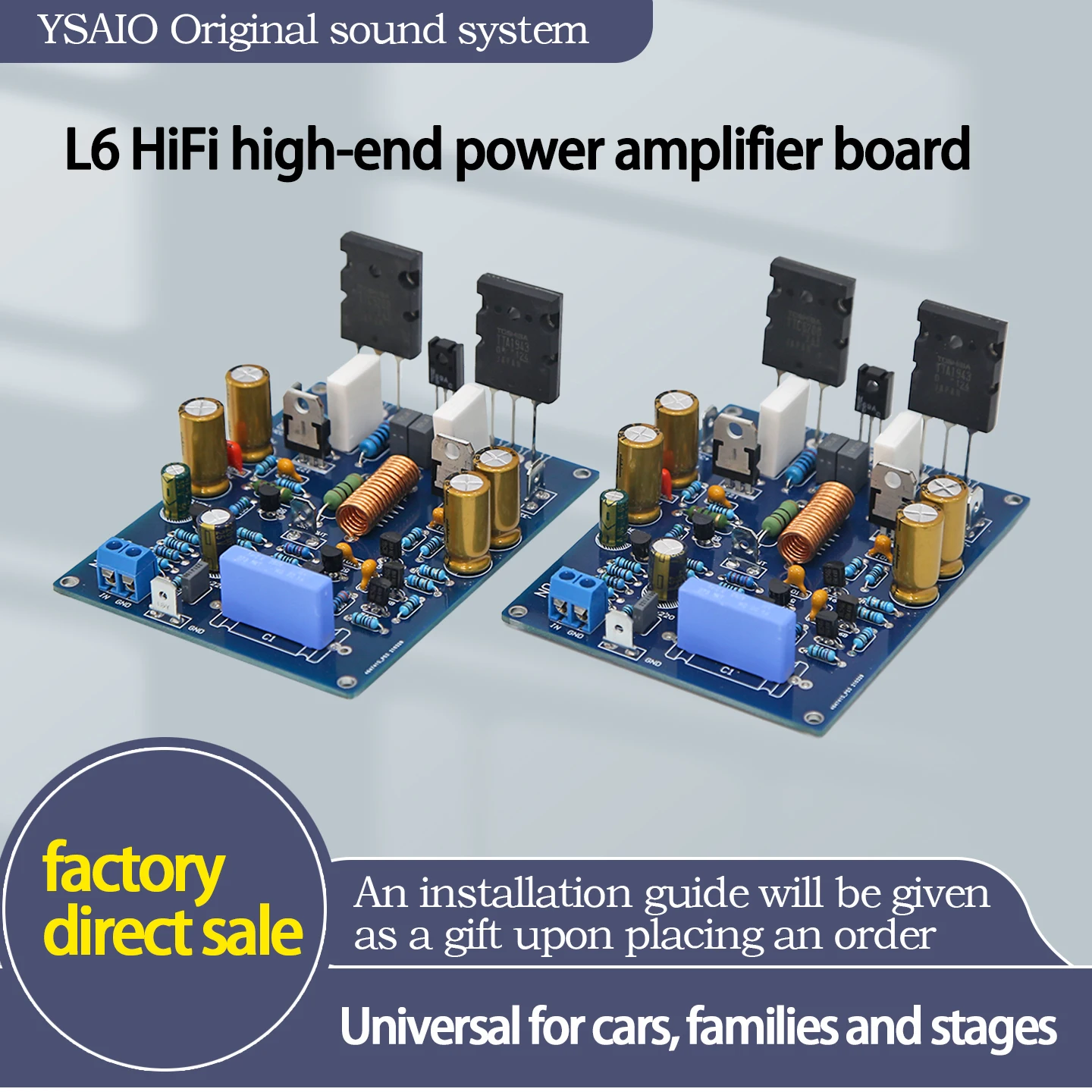 Ysaio L6Hifi Audiophile-Grade  - Audio Amplifier Board review and price