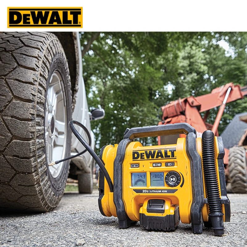 DEWALT DCC020IB bomba de aire profesional inflador de aire inalámbrico 20V160PSI recargable reparación de neumáticos de coche desinflado herramienta eléctrica