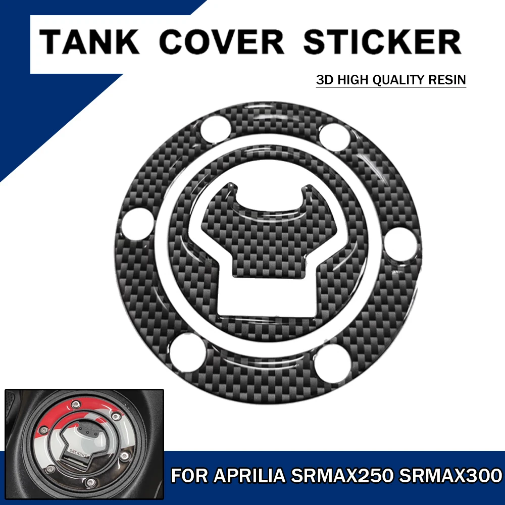 

Motorcycle Gas Fuel Oil Cap Tank Pad Cover Protect Decals Waterproof Stickers For Aprilia SRMAX250 SRMAX300 SRMAX 250 300 SR MAX