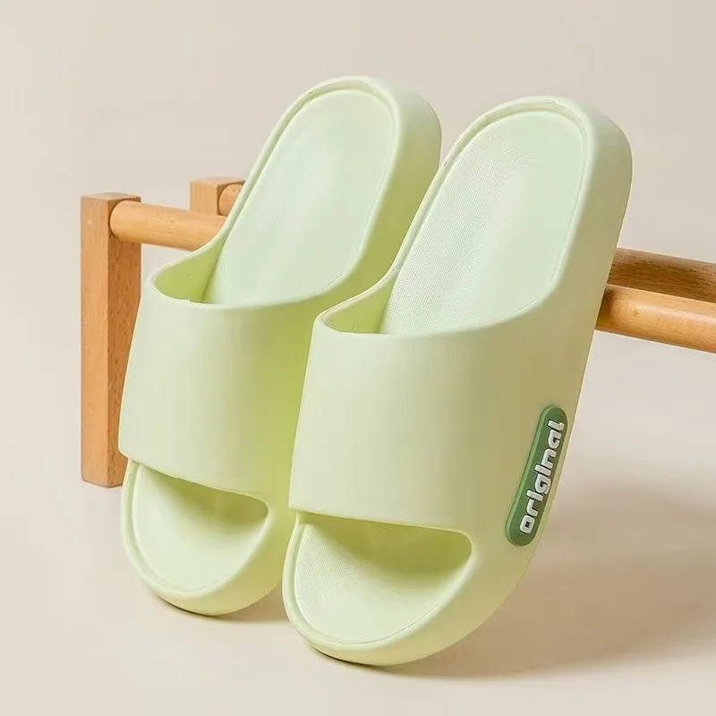 شباشب رجالية إيفا الوجه يتخبط الصيف المرأة مريح دش الصنادل داخلي في الهواء الطلق للجنسين الحد الأدنى بلون زوجين الأحذية