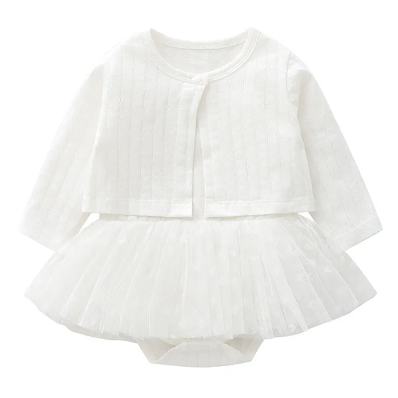 2 قطعة مجموعة الربيع الصيف حللا الرضع فتاة الملابس الكورية لطيف الأميرة الوردي كم طويل بلايز + ارتداءها الطفل الوليد البنود B037