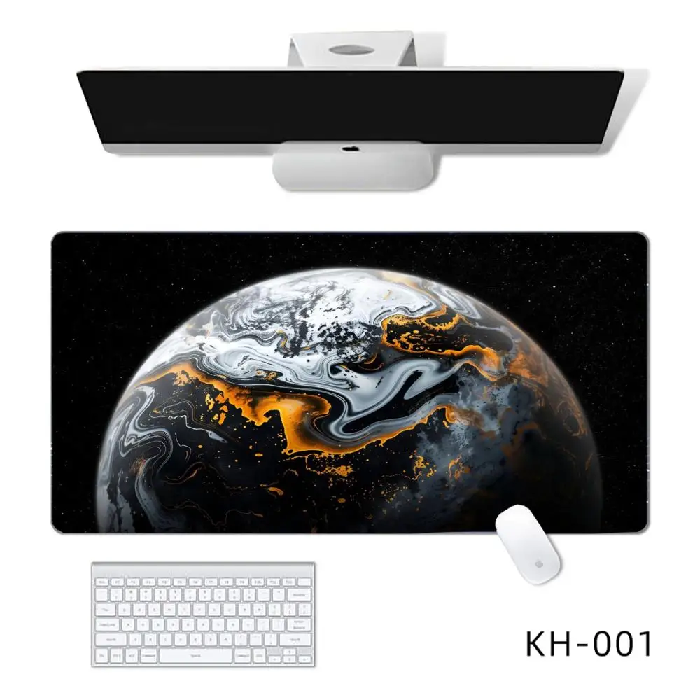 The most beautiful earth Mouse Pad Mouse Pads For Desk, Gaming Mouse Pad,  with Stitched Edges and Non-Slip Rubber Base