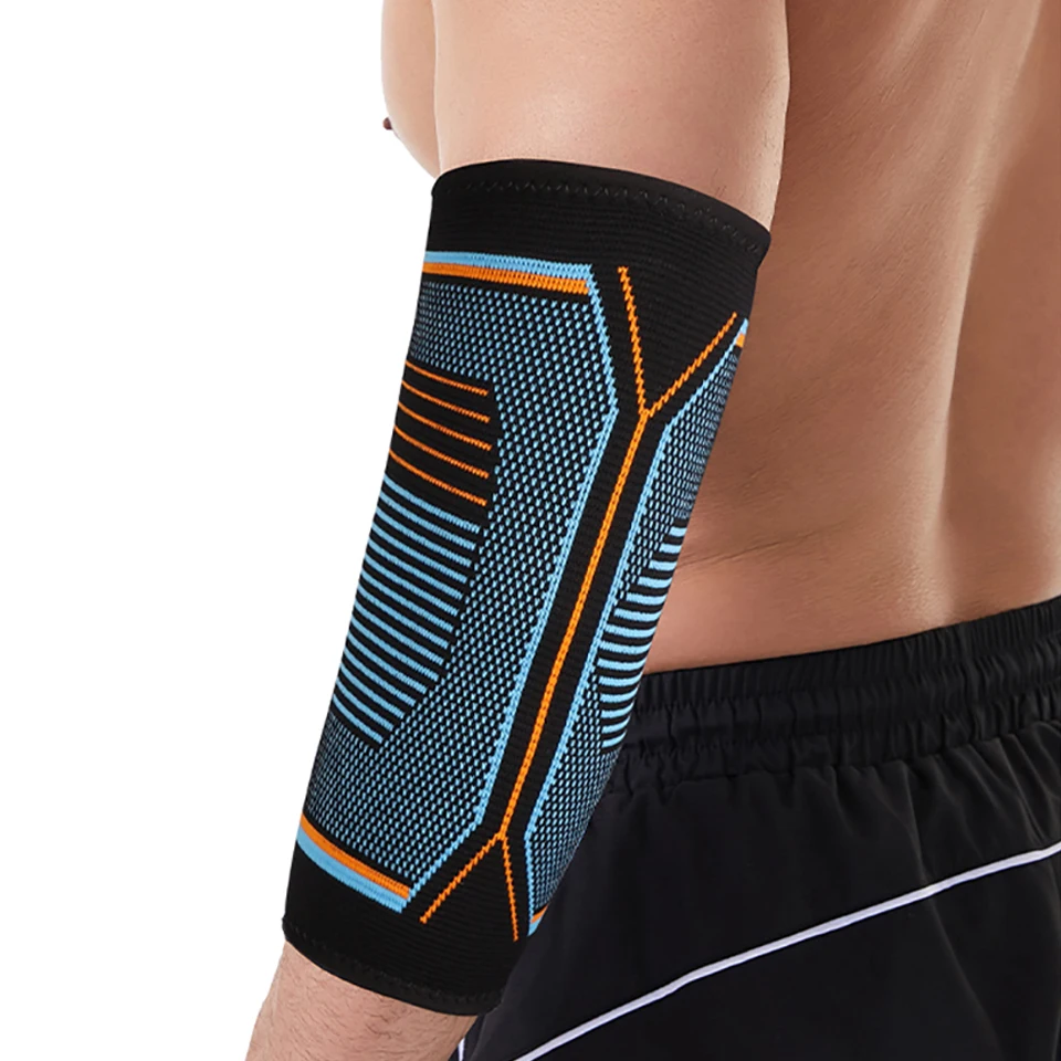 GTUBIKE 1 個新しい肘ブレース圧縮サポートスリーブテニス肘ブレースストラップ腱炎、エピコンディティ肘、重量挙げ用