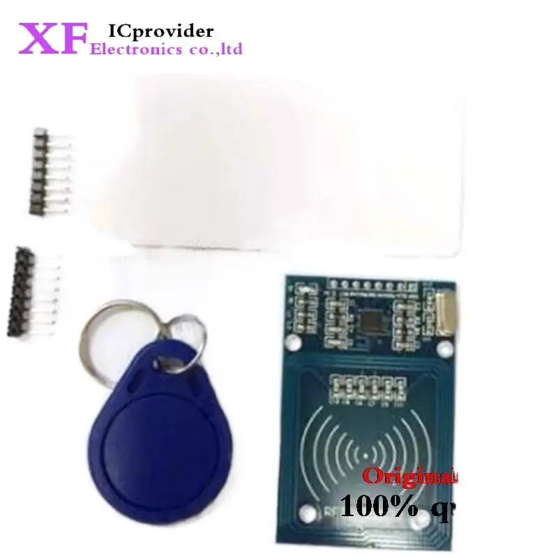 10pcs/lot MFRC-522 RC522 RFID RF  Module S50 SPI Writer Reader Sensor Card Module Kits 3.3V DC 13.56Mhz