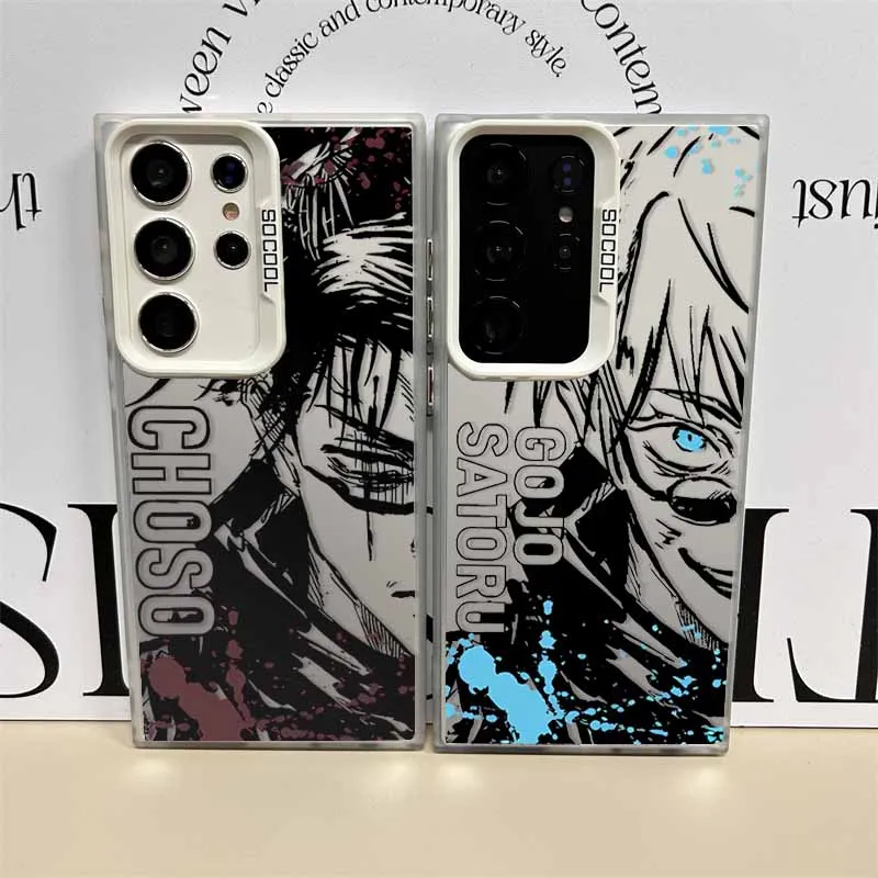 

Jujutsu Kaisen Anime Fashion Cover For Samsung Galaxy S25 Edge S24 S23 S22 S21 S20 FE Ultra Plus Colorful Phone Case