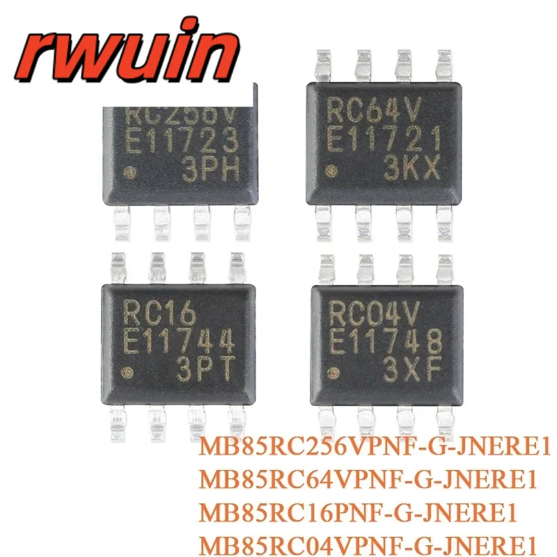 2Pcs MB85RC256VPNF MB85RC64VPNF MB85RC16PNF MB85RC04VPNF G-JNERE1 SOIC-8 256Kb I2C Interface FRAM Ferroelectric Memory 2.7V-5.5V