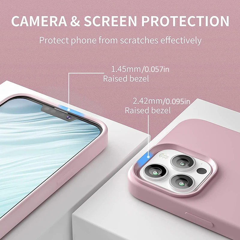 Funda de silicona de lujo para iPhone 17 16 14 12 11 13 15 Pro Max, a prueba de golpes, accesorios para Apple 17 Air 15 14 16 Plus 2
