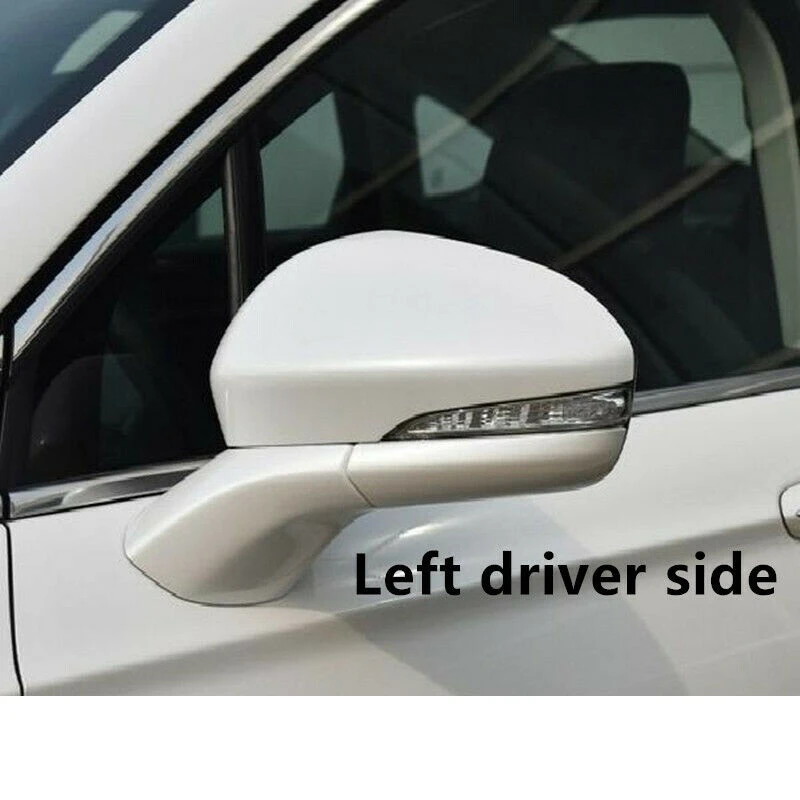 

1pcs White Left/right Driver passenger Side Mirror Cover Cap Replace For Ford Mondeo 2013-2020 side mirror cap IP68 waterproof