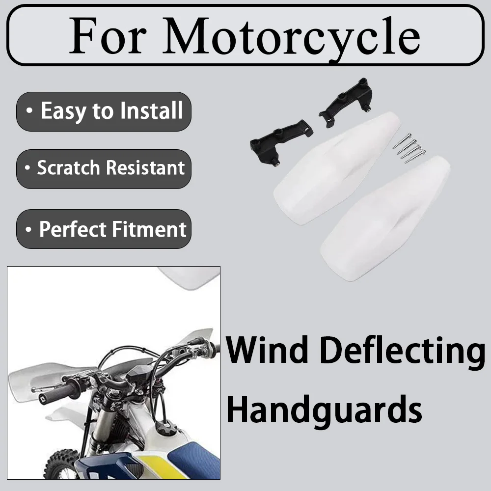 For Husqvarna Off-Road Motorcycle Handlebar Handguards Wind-Deflecting Design Cold Wind Reduction Splashing Block