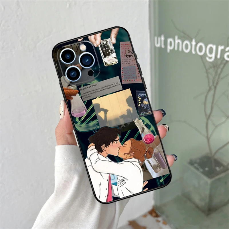 Die Liebe Hypothese Buch Handyhülle für iPhone 16 15 13 12 Mini 11 14 Pro Max X XR XS MAX Plus Cover Coque