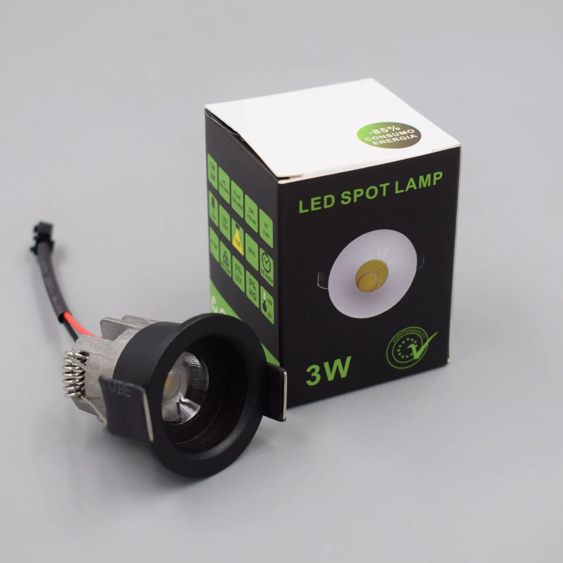 3W 5W Cob Led Downlight Mini Cabinet Llight Cut Size 30mm Spot Lamp110V 220v white round body Include Led Driver