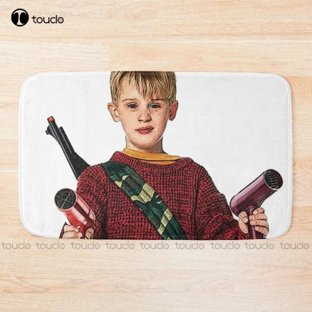 Kevin Mccallister Home Alone Christmas Movie Bath Mat Bathroom Mats For Tub, Shower, And Bath Room Personalized Bath Rugs