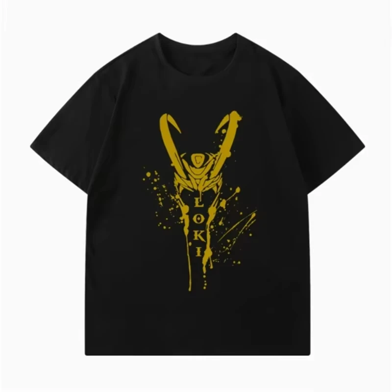 Camiseta con estampado genial de Marvel Rocky Odinson, novedad de verano, unisex, talla grande de EE. UU., holgada, informal, moderna, de manga corta, 2026