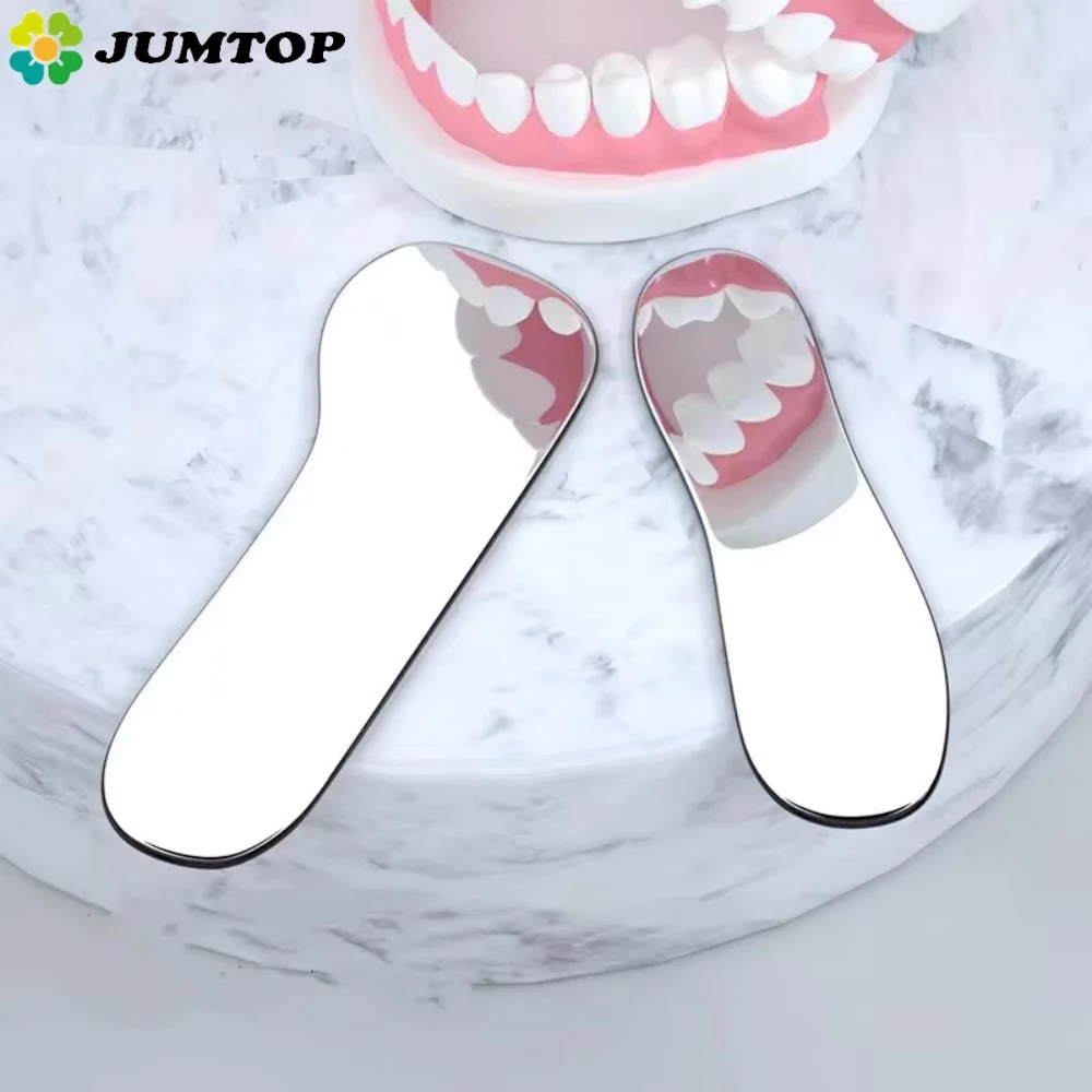 

Двустороннее стоматологическое зеркало, внутриротовой отражающий инструмент высокой твердости для ортодонтической фотографии, металлическое зеркало для рта клиники