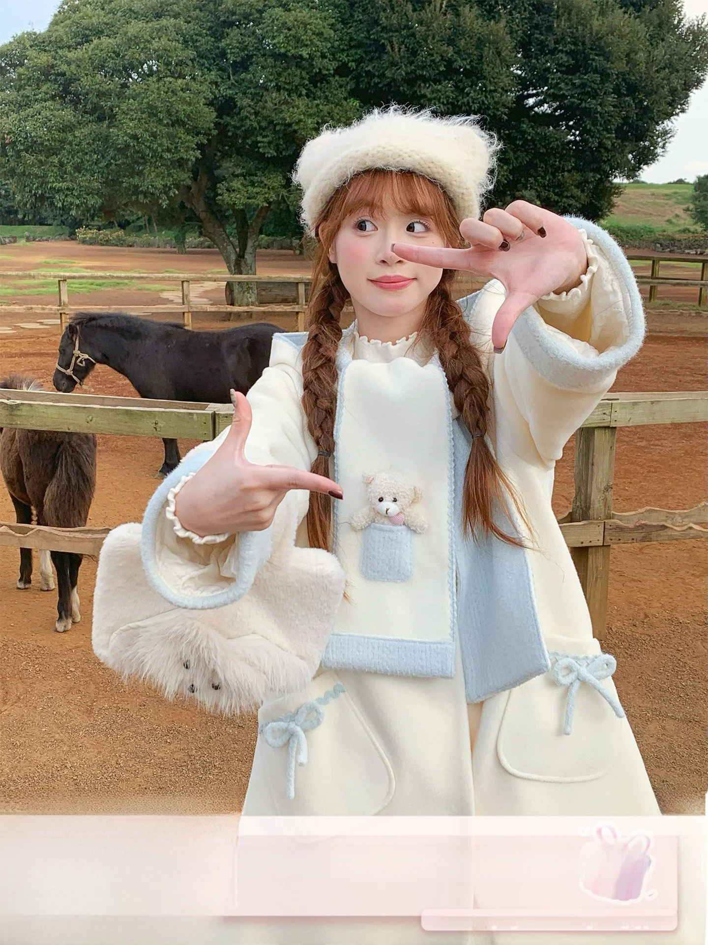 

Зимнее теплое хлопковое пальто Sinsingirl с капюшоном, шарфом-мишкой и длинными рукавами, свободного кроя, шерстяное.