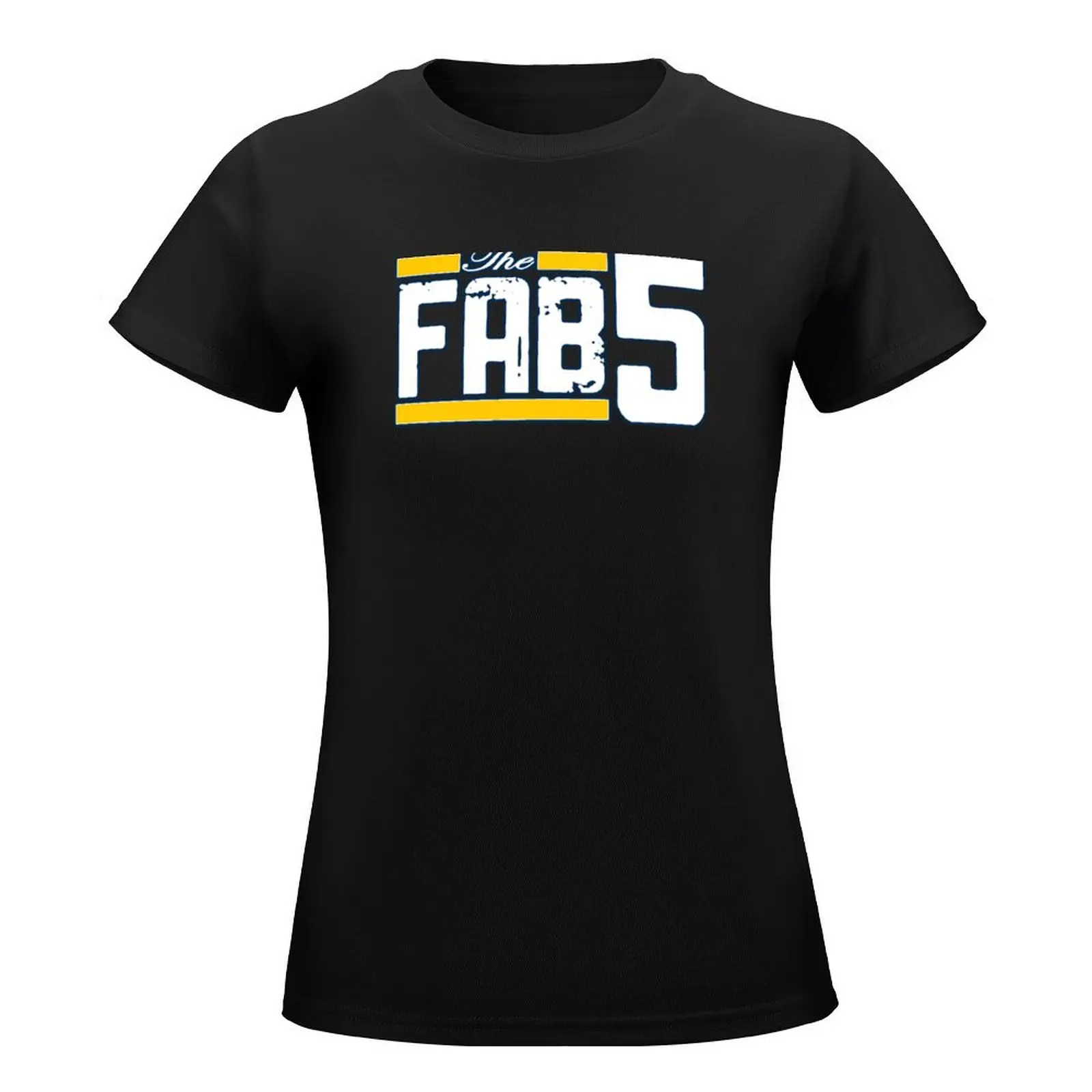 (FOREVER) FAB T-Shirt graphics Female clothing summer top t-shirts for Women graphic tees funny