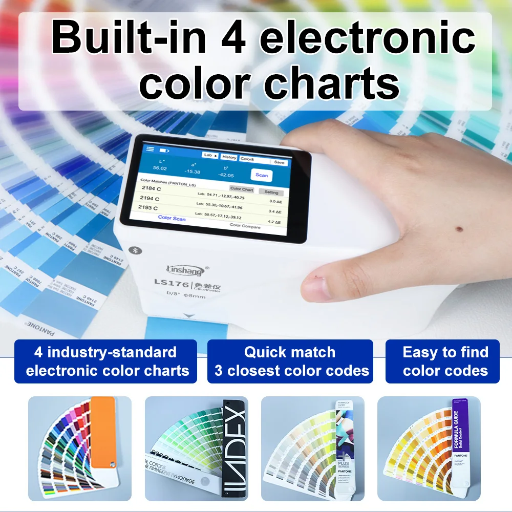 2026 Pro Grade Spectrophotometer LS176 High Accuracy Color Measuring Instruments Spectrophotometer Colorimeter