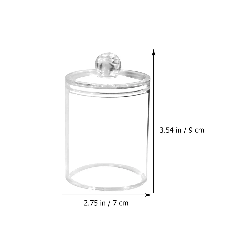 

Container for Skin Care Products Storage Boxes Jewelry Organization Transparent Cotton Pad Multifunctional Acrylic Covered Box