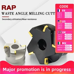 RAP 300R/400R 50-22-4T 63-22-4T 80-27-5T 100-32-6T 75 Degree Positive Head APMT insert CNC Milling Cutter face mill cutter