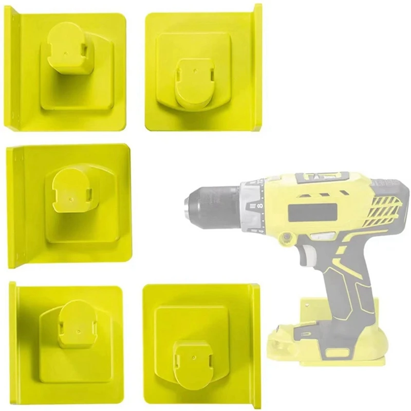 10Pcs Tool Mount Holder For Ryobi 18V One+ P102 P103 P104 P105 P107 P108 P109 Tool Battery Dock Holder Power Tool Hanger Durable