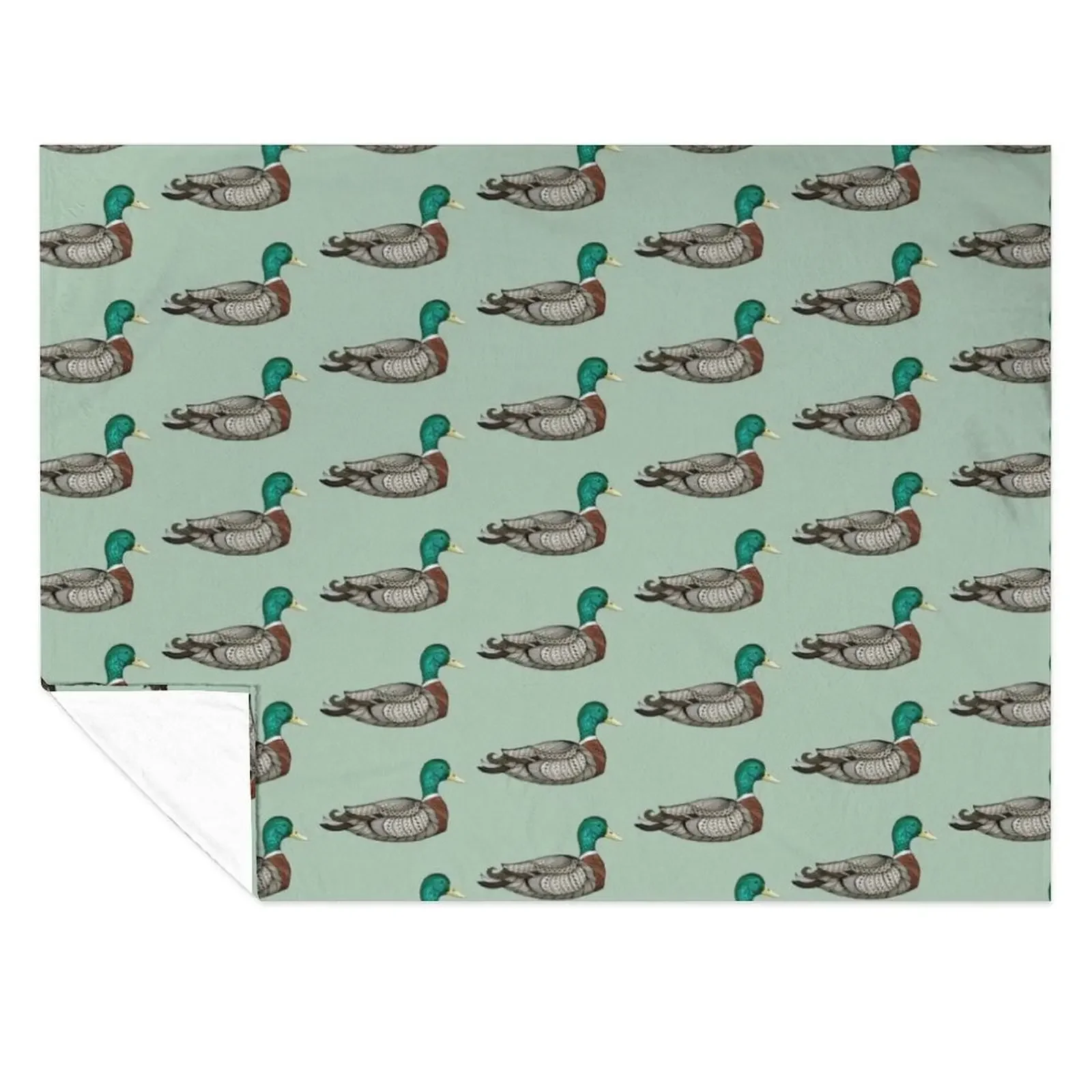 

Mallard Duck Throw Blanket Tourist Furry Luxury St Hairys Blankets