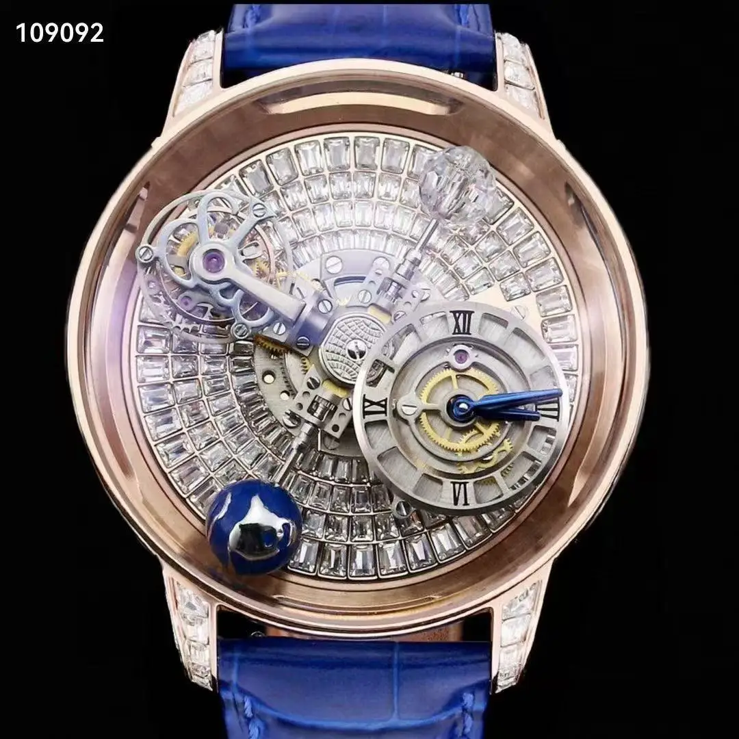 JACOB Celestial Tourbillon Men's Mechanical Watch Global Limited Edition Diamond Set automatic watch men automatic sapphire
