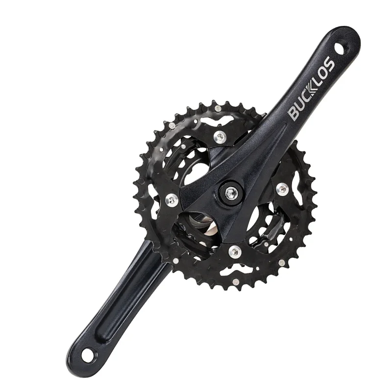 BUCKLOS Crankset 104/64 BCD MTB Crankset 3*9S 3*10S Mountain Bike Crank Set Aluminum Alloy Square Crank for Shimano