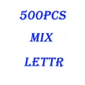 500pcs  mix letter