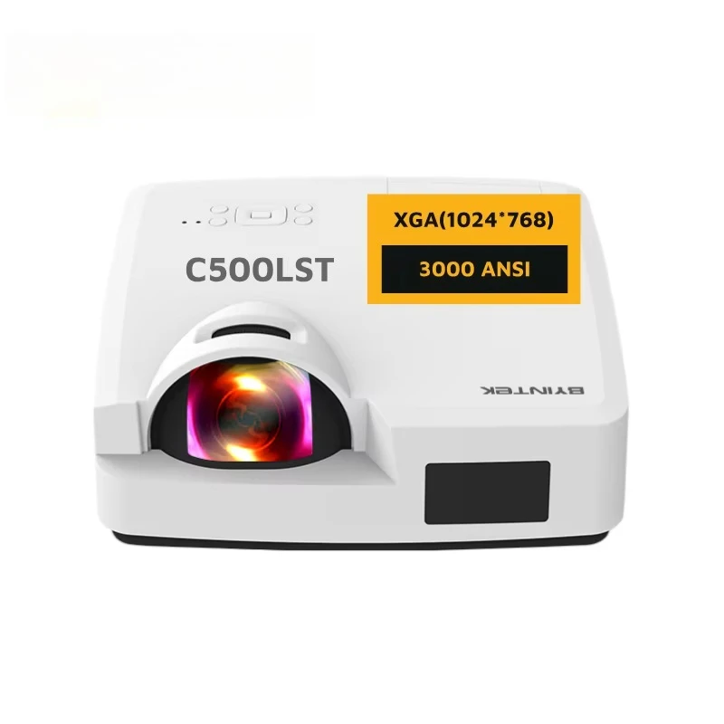 

Проектор BYINTEK C500LST 4K с яркостью 3000 ANSI люмен для больших помещений, короткофокусный, для образования