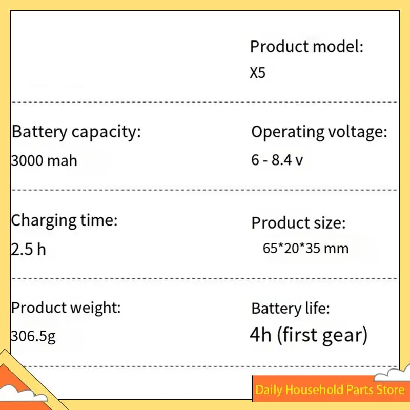

New X5 Violent Turbo Fan 130,000 Rpm High-Speed Brushless Motor Vehicle Dust Blower Blowing And Suction Jet Fan HOT!