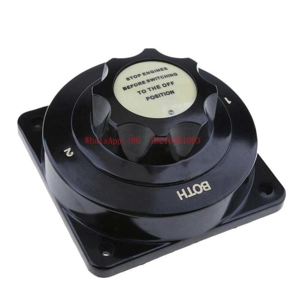 High Quality Black Mirror Nylon Plastic Switch, Home 4-speed Switch, Ship Hardware, Yacht Accessories