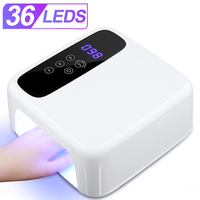 Professional UV 36LED Nail Art Lamp Dryer HD Display Smart Nail Drying Lamp Can Quickly Dry All Gel Nail Polish Manicure Tools