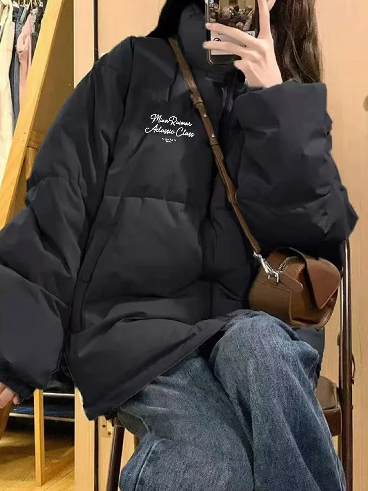 

Parka Hip Hop Womens Adults Choice Mature Appeal Subdued Colors Tasteful Design Appearance Simple Cut Modest Long-Sleeved Ladies