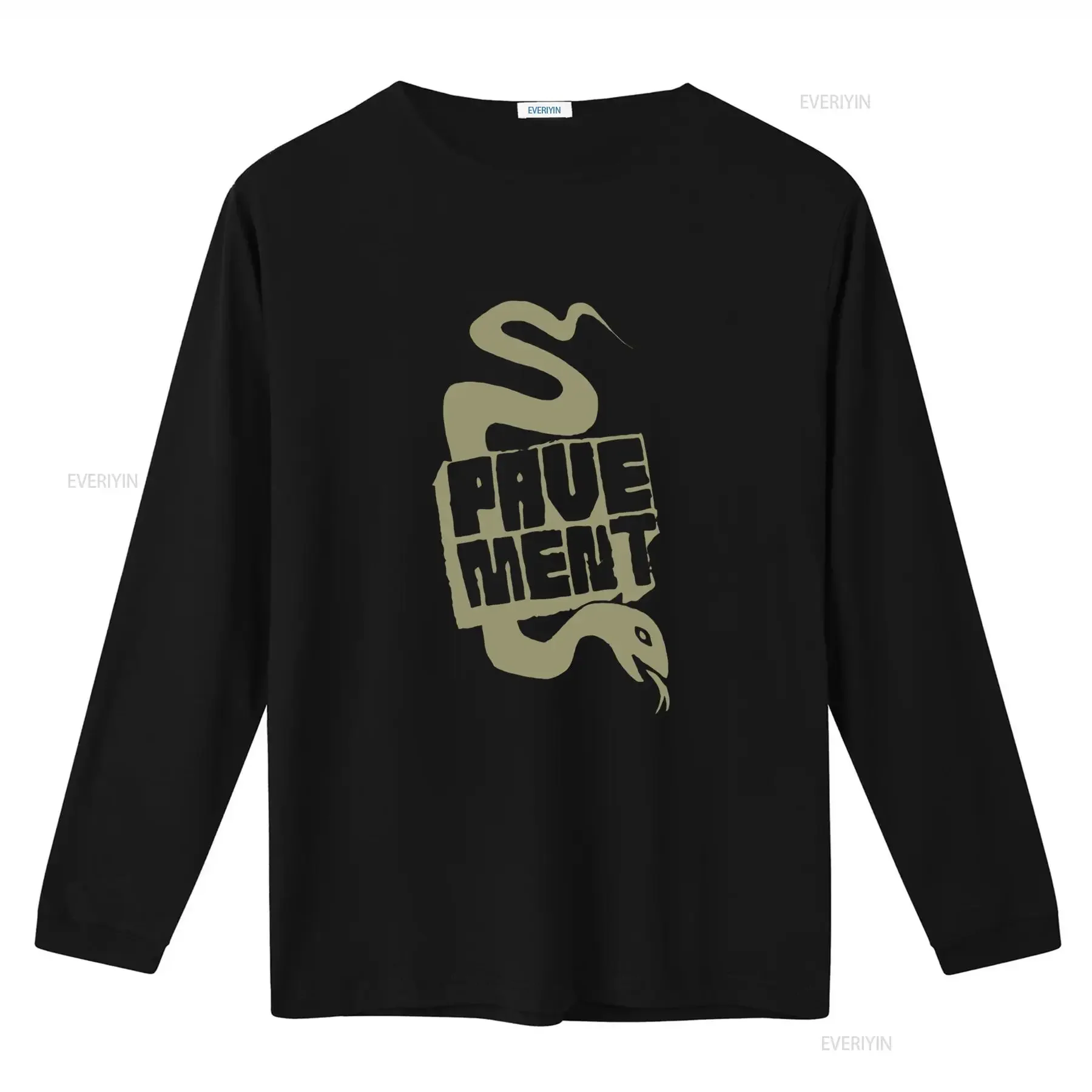 Pavement Snake Print Classic T Shirt Black Available in Sizes S to 5XL vintage Washed streetwear Versatile graphic
