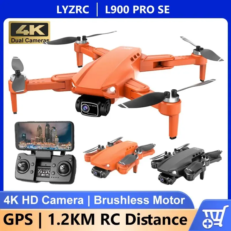 L900 PRO SE GPS Drone 4K Professional HD Dual Camera Dron with Brushless Motor 5G WIFI FPV Foldable Quadcopter RC Toys Gifts