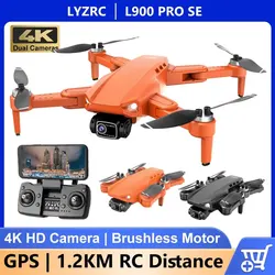 L900 PRO SE GPS Drone 4K Profesjonalny dron HD z podwójną kamerą i silnikiem bezszczotkowym 5G WIFI FPV Składany quadcopter RC Zabawki Prezenty