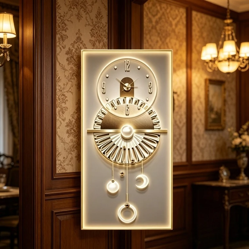 Funky Universal Clock Wall Large Size Trendy Decoration Interior Fashion Wall Watch Luxury Orologio Da Parete Home Decoration