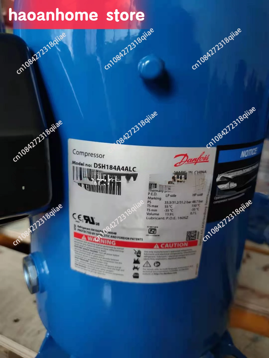 Dsh240a4abb Dsh295a4abb Dsh184a4ald Original Brand New Danfoss Compressor R410a