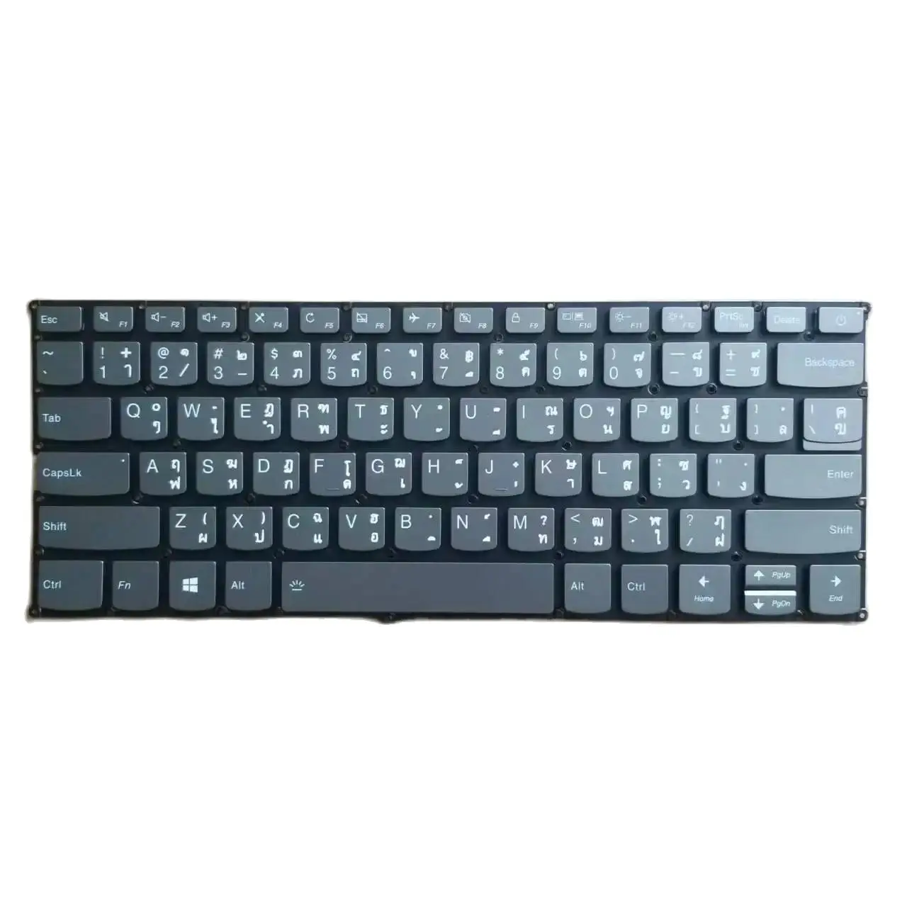 New Thai TI Keyboard For Lenovo 720S-13IKB 720S-14IKB 320S-13IK Series Laptop With Switch Backlit Grey